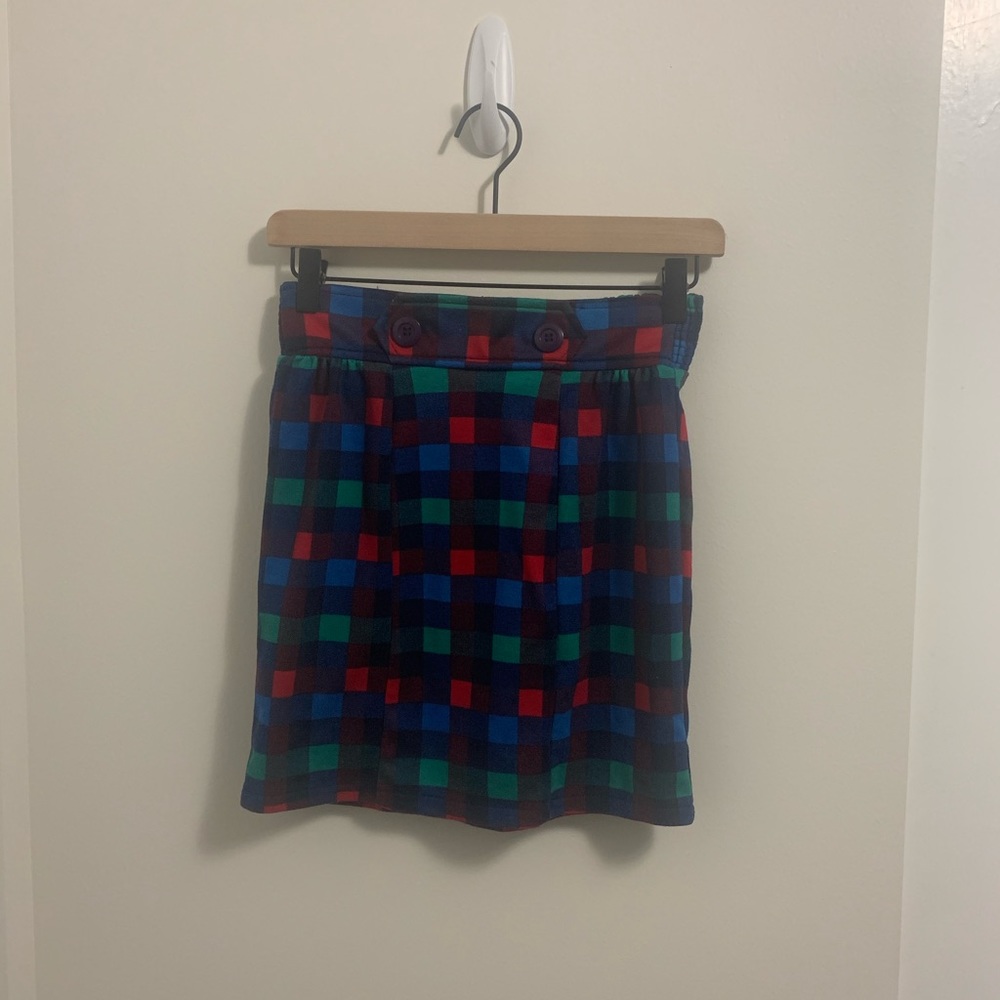 Patterned mini skirt - Picture 1 of 3